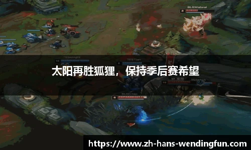 太阳再胜狐狸，保持季后赛希望
